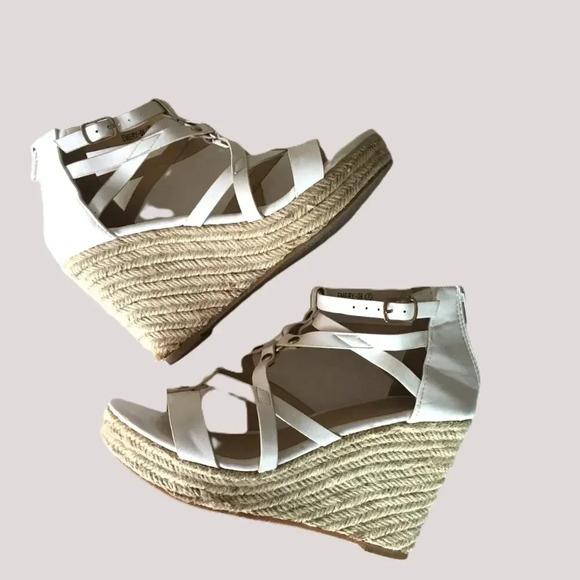 Refresh women's sandals White Wedges  Sz 7 - Picture 6 of 13